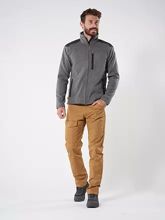 FJÄLLRÄVEN | Giacca in pile da uomo Buck | hellgrau